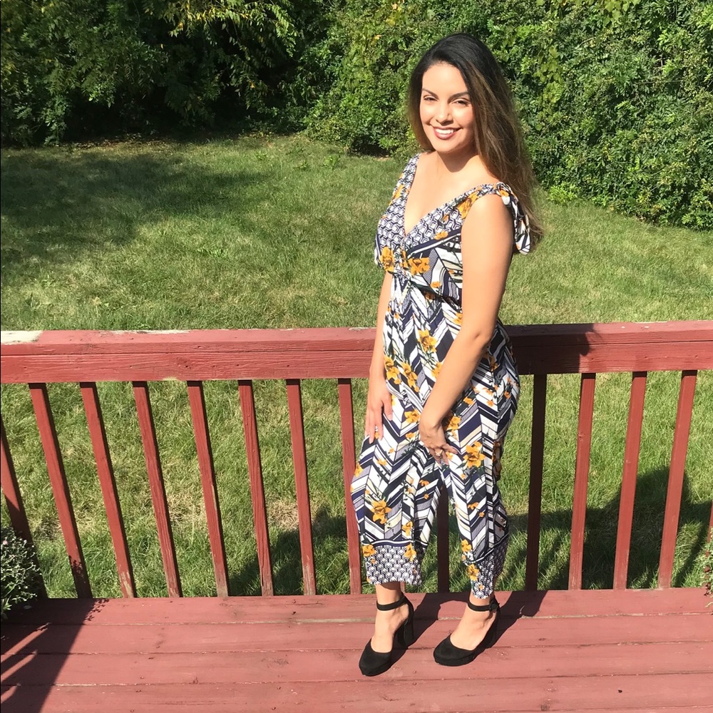 Cropped Fall Jumpsuit